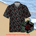 Dice Red Amp White Hawaiian Shirts