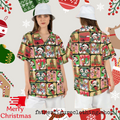 Disneyland Xmas Santa Mickey Friends Disney Christmas Hawaiian Shirts
