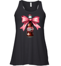 Dr Pepper Pink Bow Coquette Racerback Tank