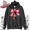 Dr Pepper Pink Bow Coquette Hoodie