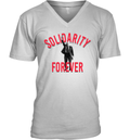 Bernie Sanders Solidarity Forever V Neck T Shirt