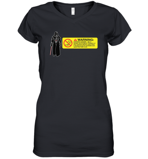 Choking Hazard Women039S V Neck T Shirt