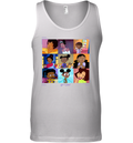 Black Girls Cartoon Grl Pwr Tank Top