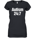 Autism 247 Women039S V Neck T Shirt