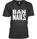 Ban Nails V Neck T Shirt