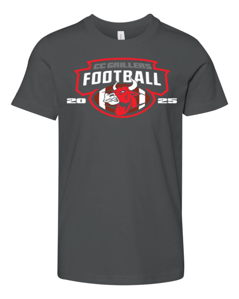 Cc Grillers Football 2025 Premium Youth T Shirt