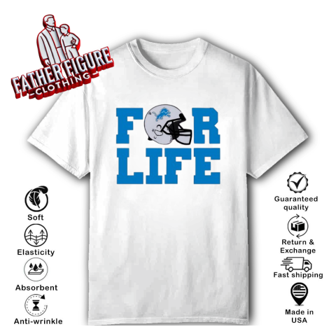 Detroit Lions For Life Nfl T Shirt