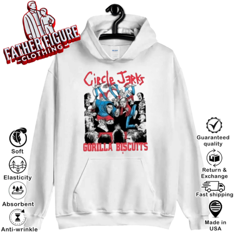 Circle Jerks With Gorilla Biscuits 2025 Hoodie