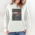 Ariana Holding Cynthia Finger Holding Space Wicked Sweatshirt