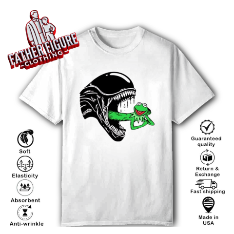 Alien Kermit The Frog T Shirt