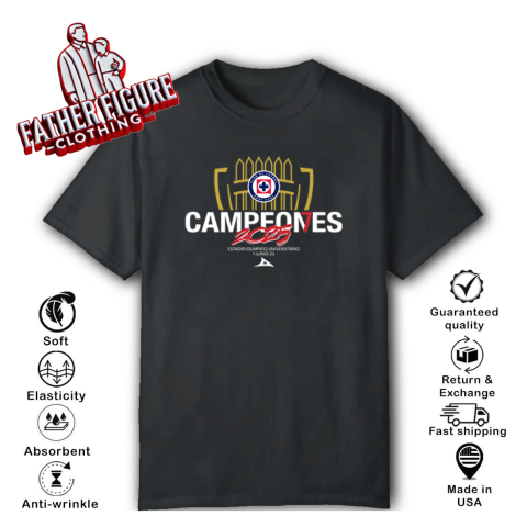 Cruz Azul Campeones 2025 T Shirt