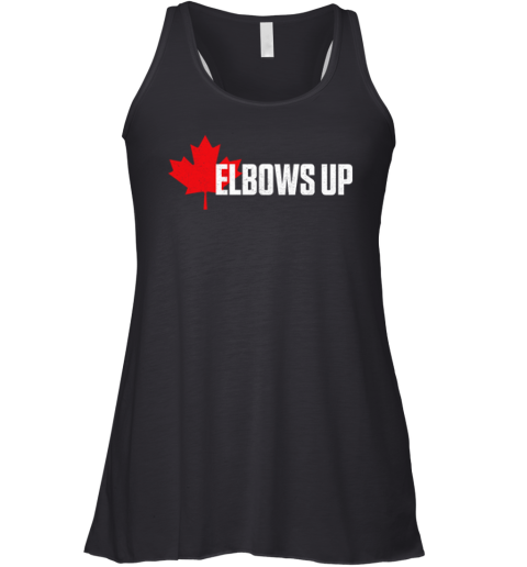 Elbows Up Canada Racerback Tank