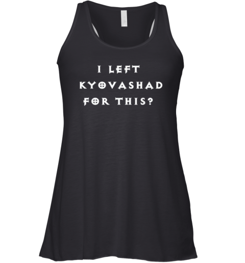 Elon Musk Wearing I Left Kyovashad Diablo Racerback Tank