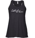 Catholic Est 33 Ad Christianity Faith Hope Love 33 Racerback Tank