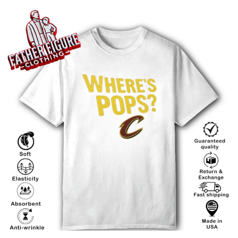 Cleveland Cavaliers Wheres Pops T Shirt