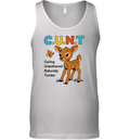 Cunt Caring Unbothered Naturally Tender Tank Top