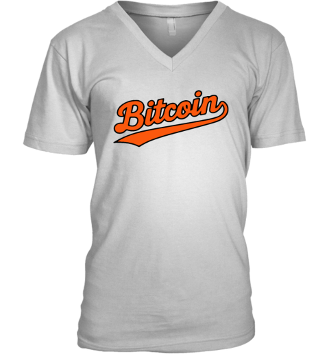 Bitcoin Birds V Neck T Shirt