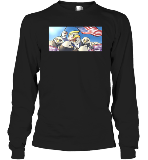 Donald Trump American Eagle Long Sleeve T Shirt