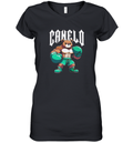 Canelo Teddy Bear Logo Women039S V Neck T Shirt