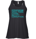 Davenport Small Town Charm Big City Corruption Racerback Tank