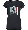 Bernie Sanders Defiance Women039S V Neck T Shirt
