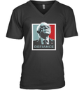Bernie Sanders Defiance V Neck T Shirt