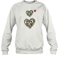 Cdg Play Camo Double Heart Sweatshirt