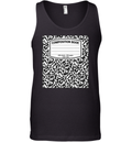 Composition Book Notebook Tank Top