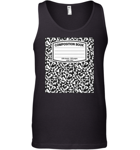 Composition Book Notebook Tank Top