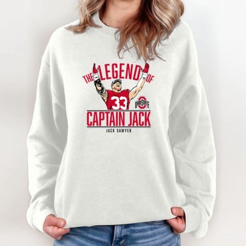 Captain Jack Sawyer The Legend Of Ohio State Sweatshirt