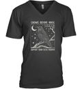 Crows Before Bros Support Your Local Murder V Neck T Shirt