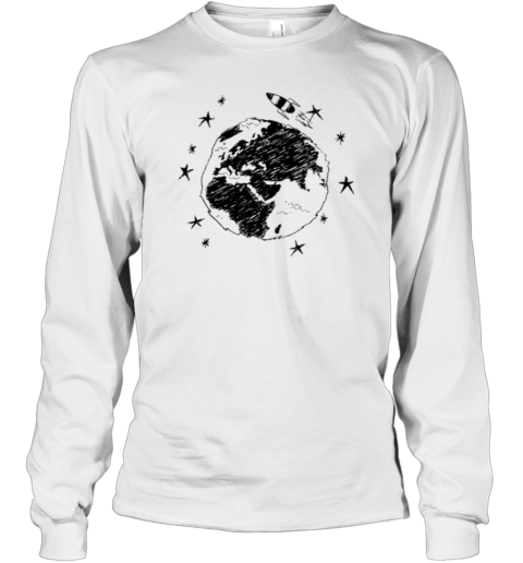 Earth Rocket Long Sleeve T Shirt