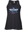 4 Nations Face Off Can Fin Swe Usa 2025 Racerback Tank