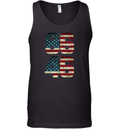 8646 American Flag Anti Joe Biden Tank Top