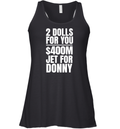 2 Dolls For You 036400M Jet For Donny Racerback Tank