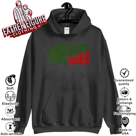Bigfoot Mountain Dude Vintage Hoodie