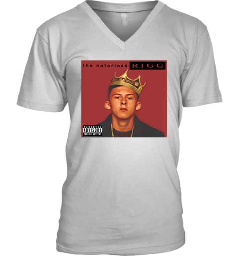 Chris Rigg The Notorious Rigg V Neck T Shirt