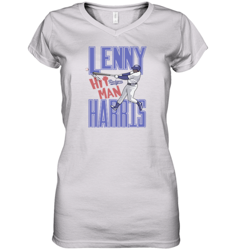 Darryl Strawberry Lenny Hit Man Harris Women039S V Neck T Shirt