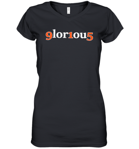 9Lor1Ou5 Glorious 915 Women039S V Neck T Shirt