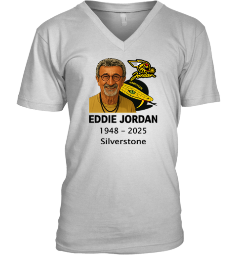Eddie Jordan Silverstone F1 2025 V Neck T Shirt
