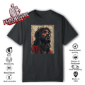 Black Jesus Face Of Jesus Cross With Crown Of Thorns T Shirt