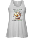 Duck Today Is Slap An Idiot Day I039M Gonna Be Busy Racerback Tank