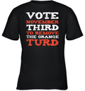 Anti Trump 2024 Election Remove The Orange Turd Youth T Shirt