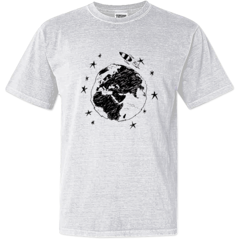 Earth Rocket Dyed Heavyweight T Shirt