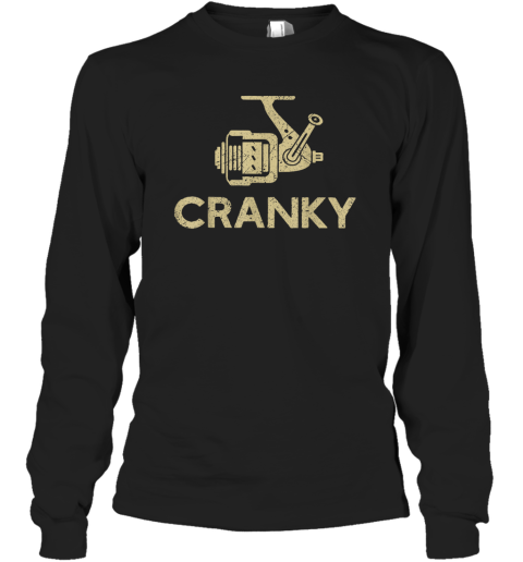 Crankbait Fishing Lure Cranky Funny Gift Ideas For Fishing Long Sleeve T Shirt
