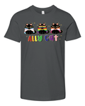 Ally Cat Rainbow Lgbt Pride Flag Gay Pride Month 2025 Premium Youth T Shirt