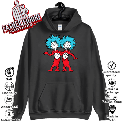 Dr Seuss Thing 1 Thing 2 Buddies Hoodie