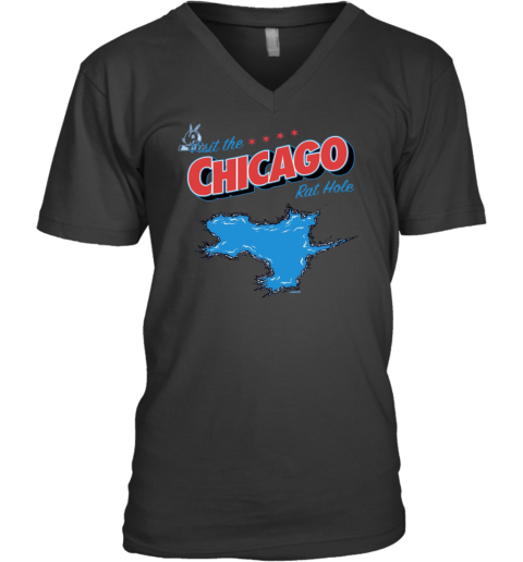 Chicago Rat Hole V Neck T Shirt
