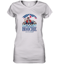 Donald Trump Summertime Hotter Than A Hoochie Coochie Women039S V Neck T Shirt