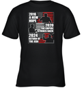 Biden 2020 The Empire Strikes Back Trump 2024 Return Of The Jedi Youth T Shirt